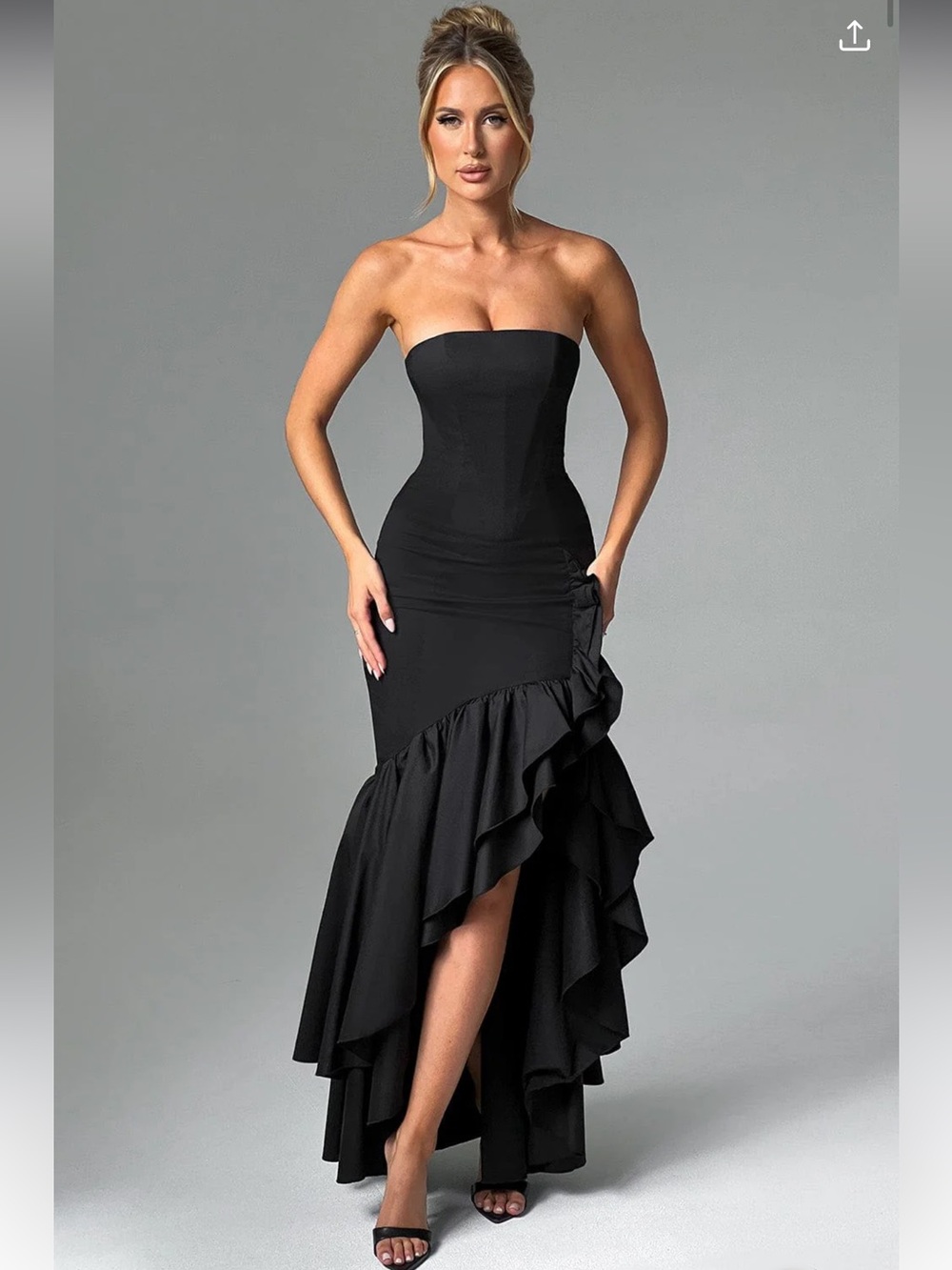 NWT BABYBOO Angelina Maxi Dress- Black